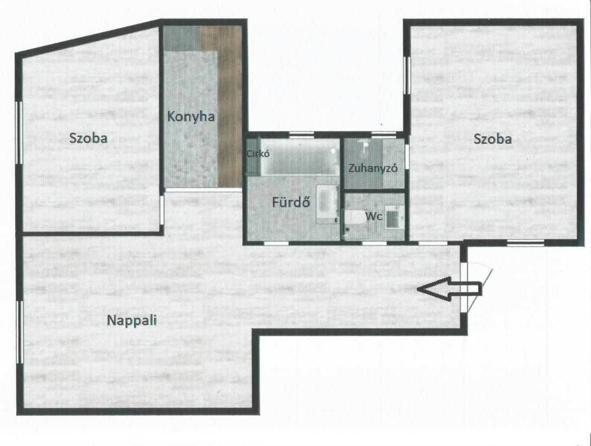 Apartment With 2 Bedrooms Near Gellert Thermal Bath Budapest Bagian luar foto